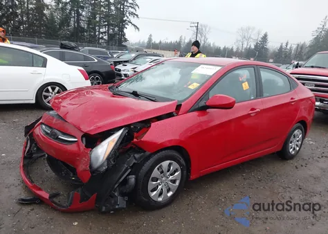 2016 Hyundai Accent Se z USA, uszkodzony, nr VIN KMHCT4AE0GU112172
